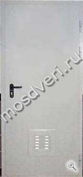 Противопожарная дверь с вентиляционной противопожарной решёткой СР-19 - купить от производителя Мосдвери Противопожарная дверь с вентиляционной противопожарной решёткой СР-19